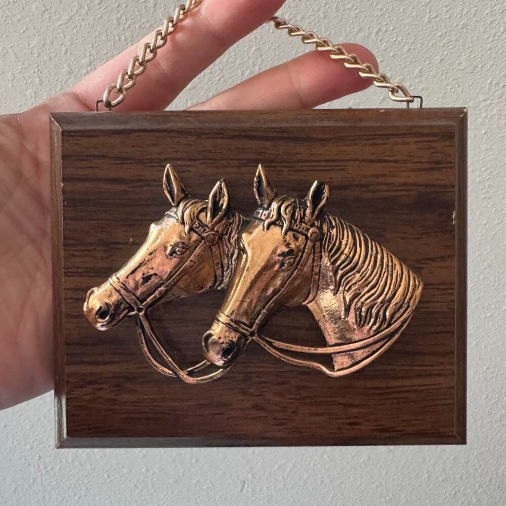 Vintage Horse Wall Plaque